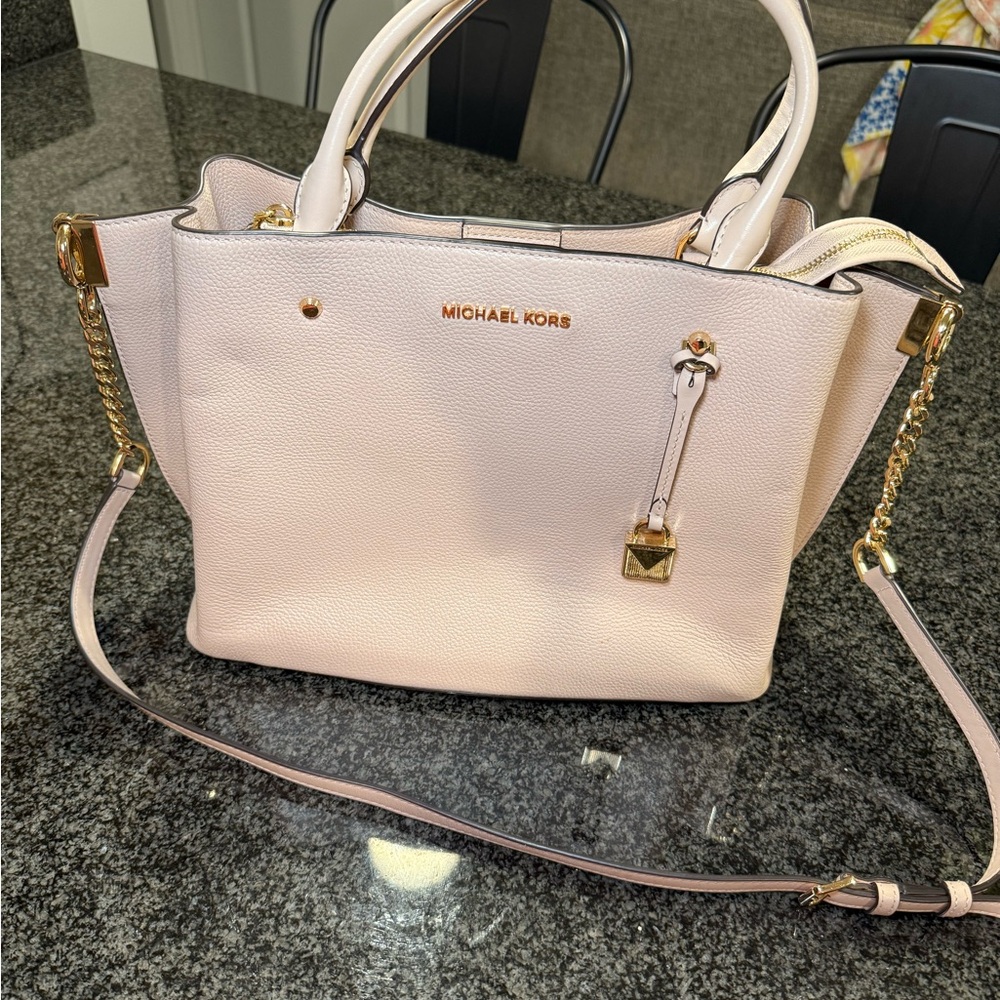 Michael Kors Pink Leather Bag